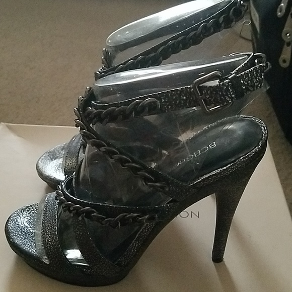 Pewter chain heels - Picture 5 of 6